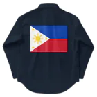 お絵かき屋さんのフィリピンの国旗 ワークシャツ