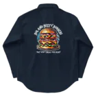 kazu_gのあなたを満足させるバーガーを!（濃色用） Work Shirt