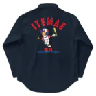 バッファ君  goods【近鉄バファローズ／1976-1996】のITEMAE（打撃ポーズ） ワークシャツ