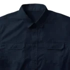 nachau7の鬼瓦と梟のTシャツ-8 ワークシャツ