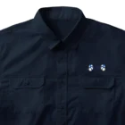 ヤママユ(ヤママユ・ペンギイナ)のふたごのフェアリーペンギン(ロゴあり) Work Shirt