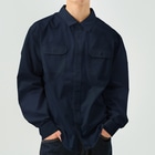 TM-3 Designの彫刻 × BEER（サモトラケのニケ）白線画 Work Shirt
