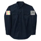 LalaHangeulの答え合わせ 付き　QRコードに空目するハングル　 Work Shirt