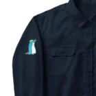 どうぶつYAのイワトビペンギン Work Shirt