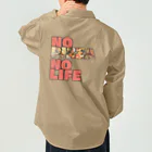 ヒロシオーバーダイブのNo Pizza No Life ワークシャツ