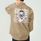 ヨープキャンが気になったの悟空 ブラック02 Work Shirt