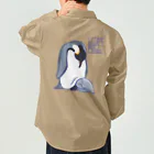 愛棋堂の解説「おっとこれはイビアナですね」ペンギン編 Work Shirt