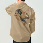 RubbishのT. Rex 頭骨 ワークシャツ