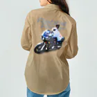 うさぎのうみちゃんねるショップのむーちゃんバイク-うさぎのうみのうさ友シリーズ ワークシャツ