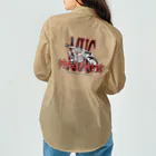 L.H.S.H のMAGNUMS　FAMILY ワークシャツ