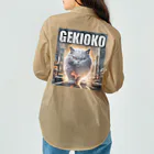 てくのちゃんのGEKIOKOにゃんにゃん Work Shirt