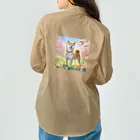 ANTARESの春の柴犬の冒険 Work Shirt