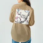 bigbamboofamilyの鼠と桜　パート5 ワークシャツ