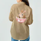 うさぎのうみちゃんねるショップのPets for You作品〜お茶わんうみ（おとなVer.） Work Shirt