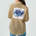 susumu47の深海魚のキャラクターグッズ Work Shirt