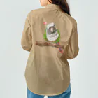 Lily bird（リリーバード）のホオミドリアカオウロコインコ フルカラー① Work Shirt