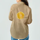ちるまの店のオレンジ ワークシャツ