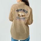 メシテロタイプ（飯テロTシャツブランド）のチョコマシュマロ（アレンジトースト ビンテージ風） Work Shirt