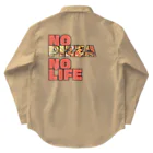 ヒロシオーバーダイブのNo Pizza No Life ワークシャツ