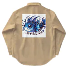 susumu47の深海魚のキャラクターグッズ Work Shirt