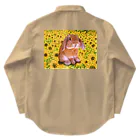 うさぎのうみちゃんねるショップのかしらくん-うみ友シリーズ Work Shirt