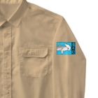 LalaHangeulの撞木鮫(シュモクザメ) Work Shirt
