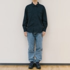 ヨープキャンが気になったの悟空 ブラック02 Work Shirt