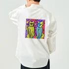 withCatsのこの猫たちはテレパシーでハモる Work Shirt