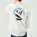 LalaHangeulのKawaii Baby Panda　(子パンダさん) バックプリント ワークシャツ