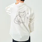 momo-nonoのもちもちほっぺのねこ Work Shirt