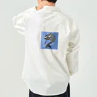 ミラー小雪のネコクジラ ワークシャツ