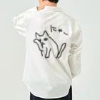 ののの猫屋敷の【ちらみ】 Work Shirt