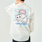 ふわにゃんshopのCATCH ME! ワークシャツ Work Shirt