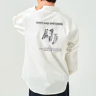 onehappinessのシェルティ　イラスト　forever Work Shirt