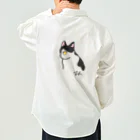 toru_utsunomiyaの猫のテン ワークシャツ