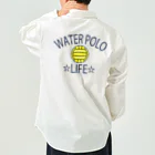 sports_tower スポーツタワーの水球(すいきゅう)(water polo)・アイテム・デザイン・Tシャツ・チームT・かっこいい・かわいい・クラブT・球技・得点・ボール・選手・ポジション・部活・スポーツ・シンプル・チームワーク ワークシャツ