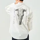 MUGEN ARTの牛の頭蓋骨　ジーン・バーナード　Jean Bernard / Skull of a Cow Work Shirt