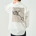 MUGEN ARTの小原古邨　桜の枝に四十雀 Ohara Koson 日本のアートTシャツ＆グッズ ワークシャツ