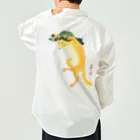 MUGEN ARTの小原古邨　踊る狐　日本の名画アートTシャツ Work Shirt