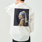 世界美術商店の真珠の耳飾りの少女 / Girl with a Pearl Earring ワークシャツ