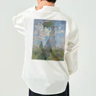 世界美術商店の散歩、日傘をさす女性 / Woman with a Parasol - Madame Monet and Her Son Work Shirt