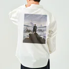 世界美術商店の雲海の上の旅人 / Wanderer above the Sea of Fog ワークシャツ