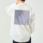 世界美術商店のジヴェルニー近郊のセーヌ川支流(霧) / Branch of the Seine near Giverny (Mist) Work Shirt