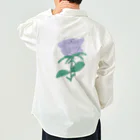 サラスシのmy ROSE パープル Work Shirt