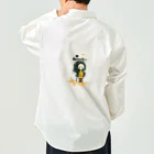 feistyIRISHの猫とエイリアン Work Shirt