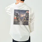 インスピレーションshopの日本の街並み ワークシャツ