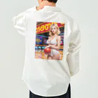 ボウリング アートショップのBowling 90's  Girl Work Shirt