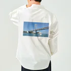 kokyu.jpの鳴門海峡大橋か瀬戸大橋（たぶん鳴門海峡大橋） ワークシャツ