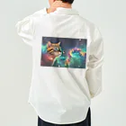 nonbiri-yaのgalaxy-neko Work Shirt