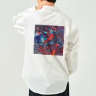 【抽象画】melty moon【フルイドアート】の層馬灯Ⅱ Work Shirt